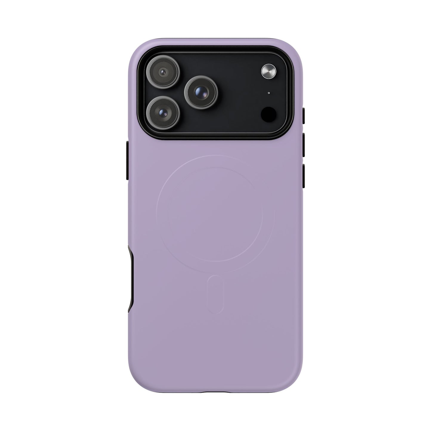 Lavender Minimalist Heritage Check MagSafe® iPhone Case | Luxury Magnetic Phone Cover