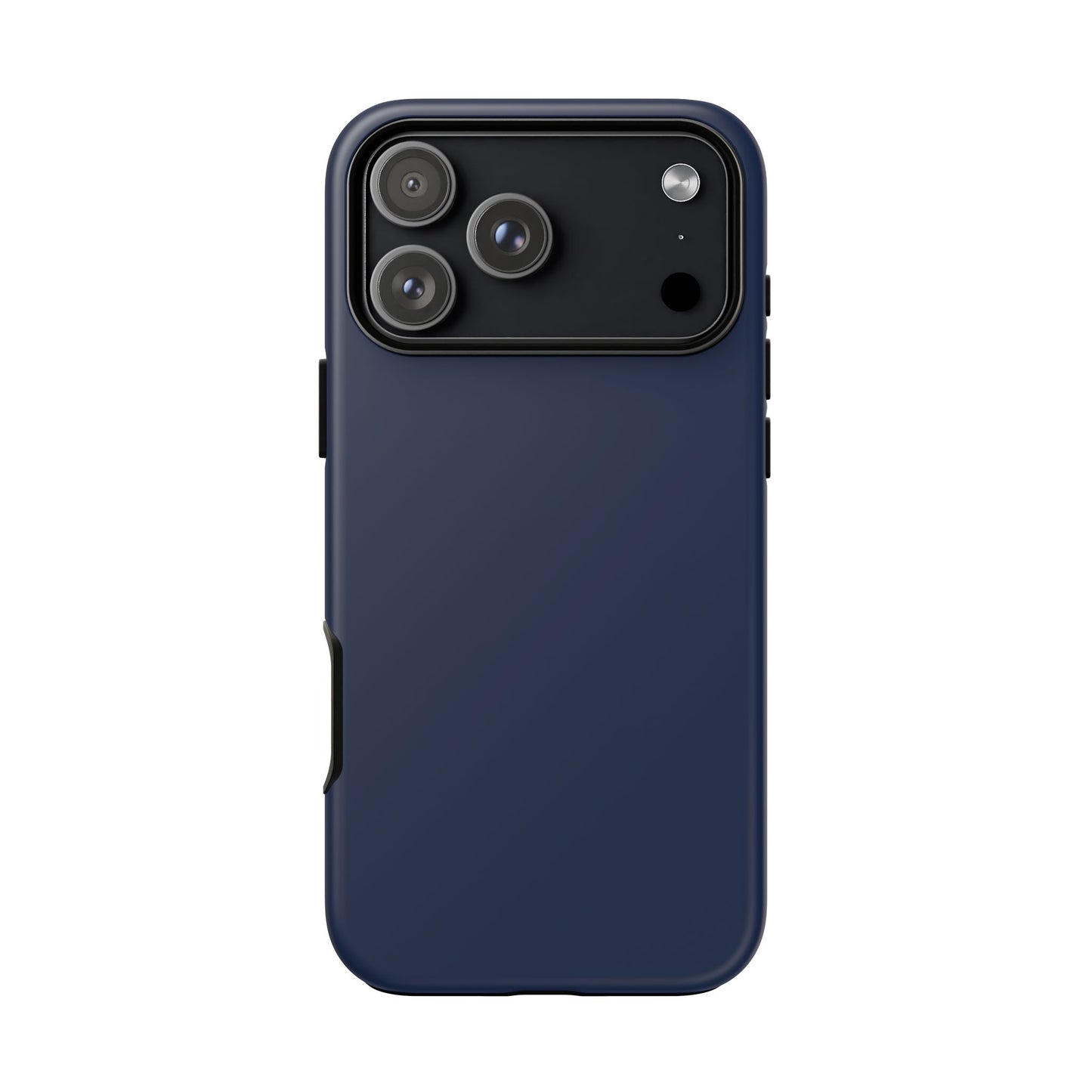 Navy Blue Sharp Tailored Heritage Check iPhone Case | Luxury Protective Phone Cover