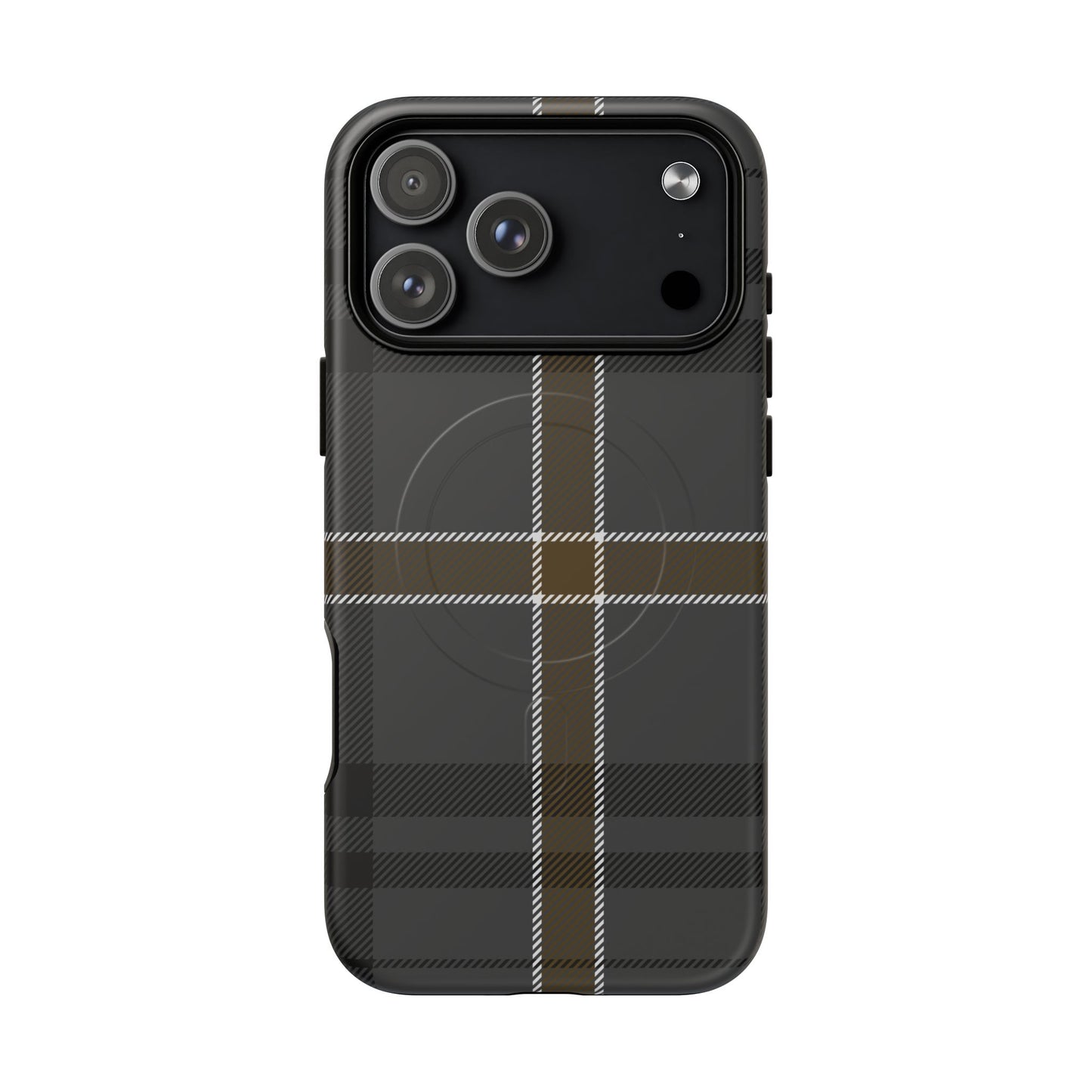 Bute Heather Weathered Tartan MagSafe® iPhone Case | Luxury Magnetic Phone Cover