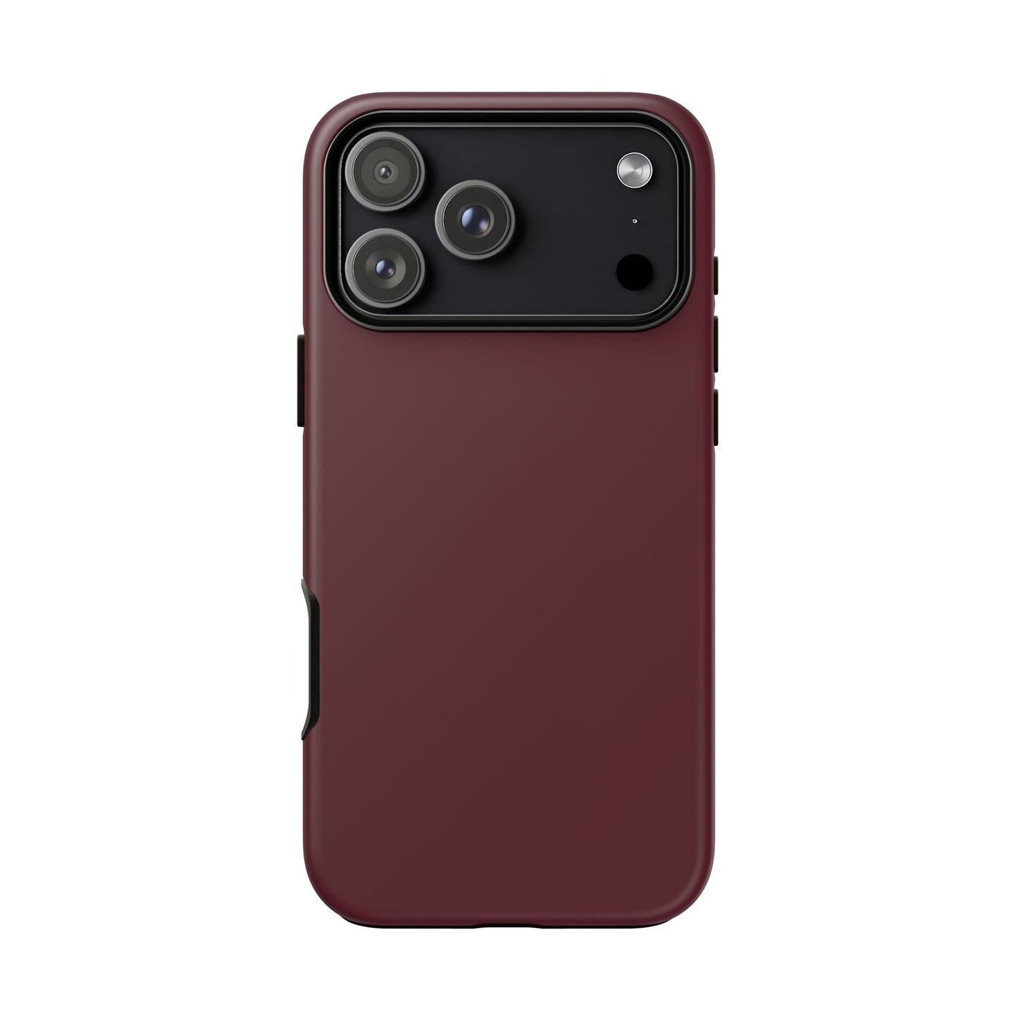 Oxblood Deep Heritage Check iPhone Case | Luxury Protective Phone Cover