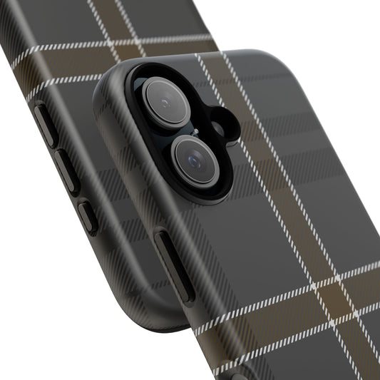 Bute Heather Weathered Tartan iPhone Case | Luxury Protective Phone Cover