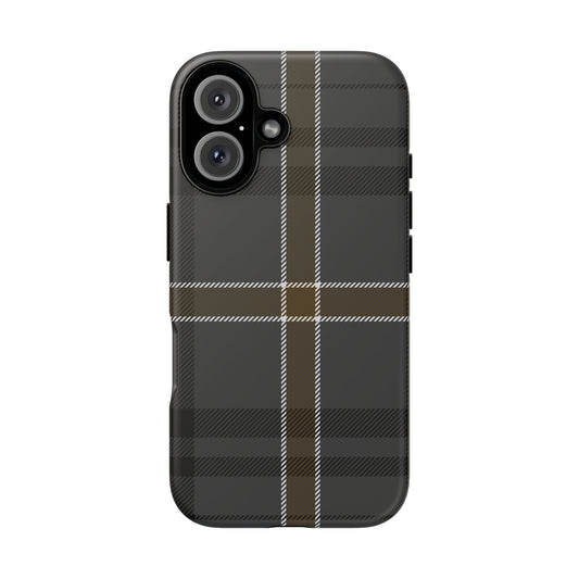 Bute Heather Weathered Tartan iPhone Case | Luxury Protective Phone Cover