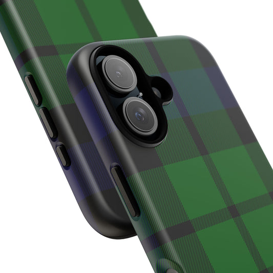 Black Watch Traditional Tartan iPhone Case | Luxury Protective Phone Cover