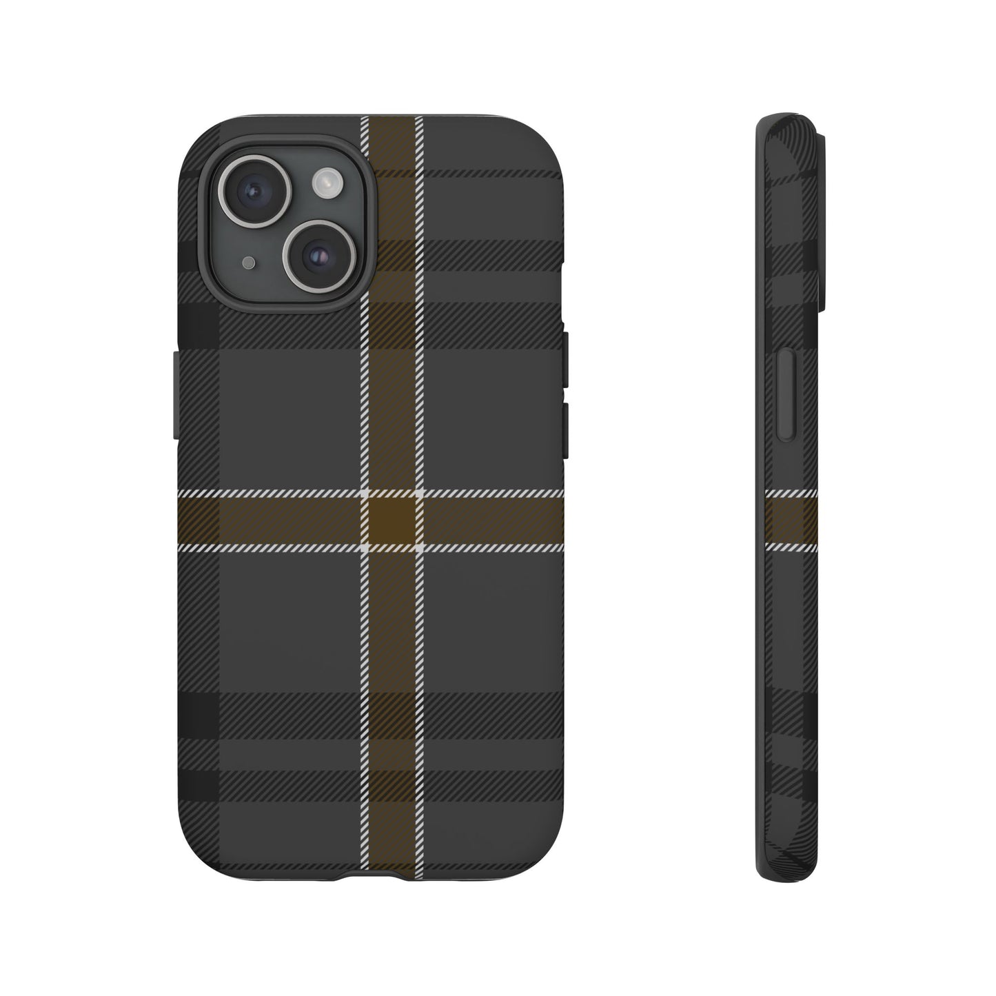 Bute Heather Weathered Tartan iPhone Case | Luxury Protective Phone Cover