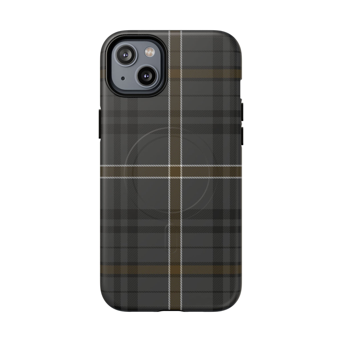 Bute Heather Weathered Tartan MagSafe® iPhone Case | Dual-Layer Magnetic Protective Cover