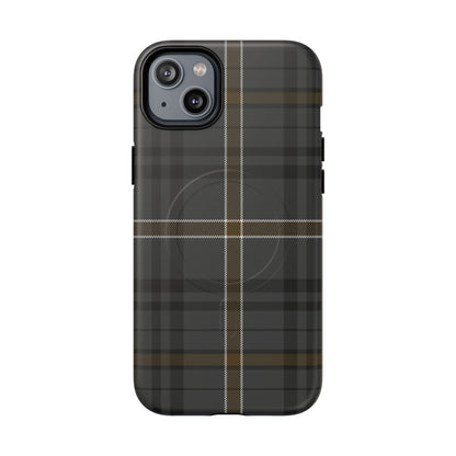 Bute Heather Weathered Tartan MagSafe® iPhone Case | Dual-Layer Magnetic Protective Cover
