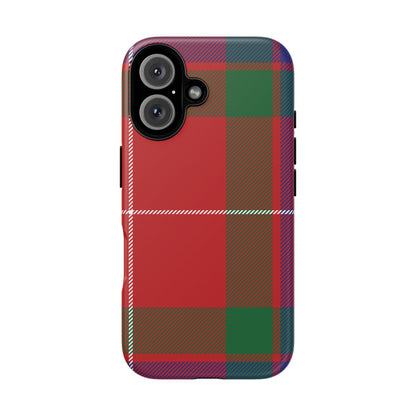 Fraser Clan Traditional Tartan iPhone Case | Dual-Layer Matte Protective Cover