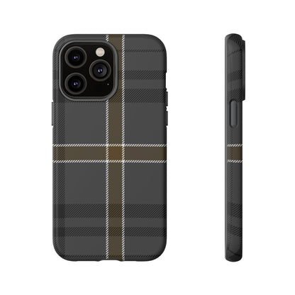 Bute Heather Weathered Tartan iPhone Case | Luxury Protective Phone Cover