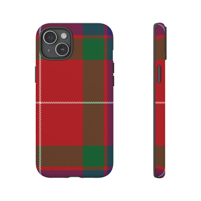 Fraser Clan Traditional Tartan iPhone Case | Dual-Layer Matte Protective Cover