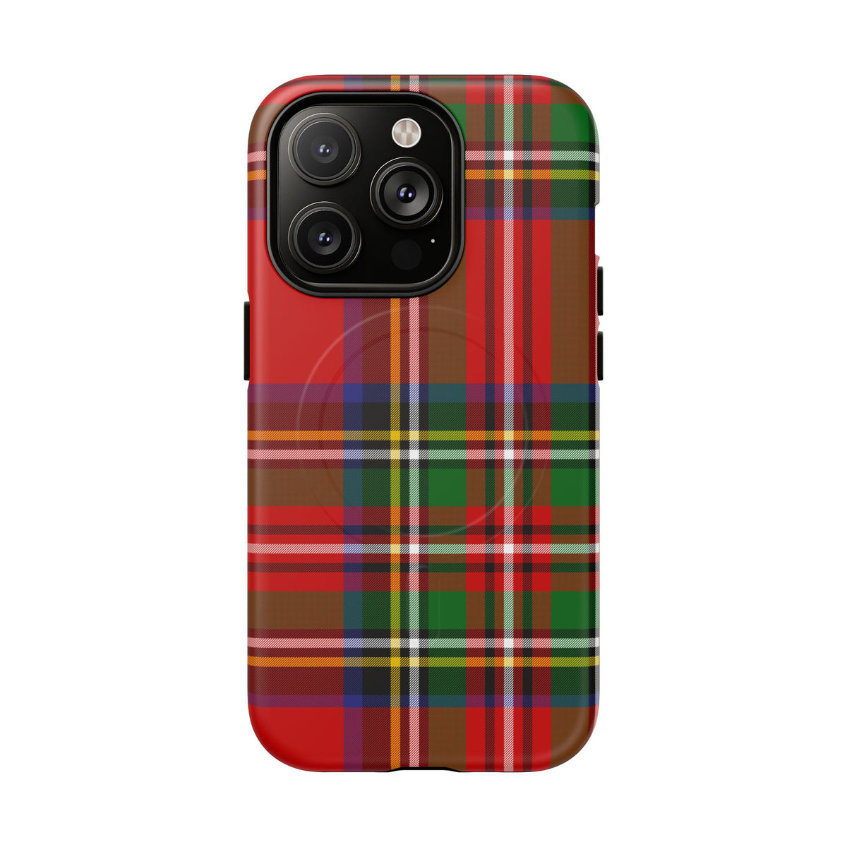 Royal Stewart Heritage Tartan MagSafe® iPhone Case | Dual-Layer Magnetic Protective Cover