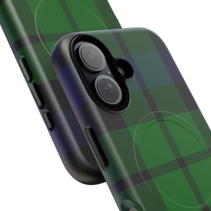 Black Watch Traditional Tartan MagSafe® iPhone Case | Luxury Magnetic Phone Cover