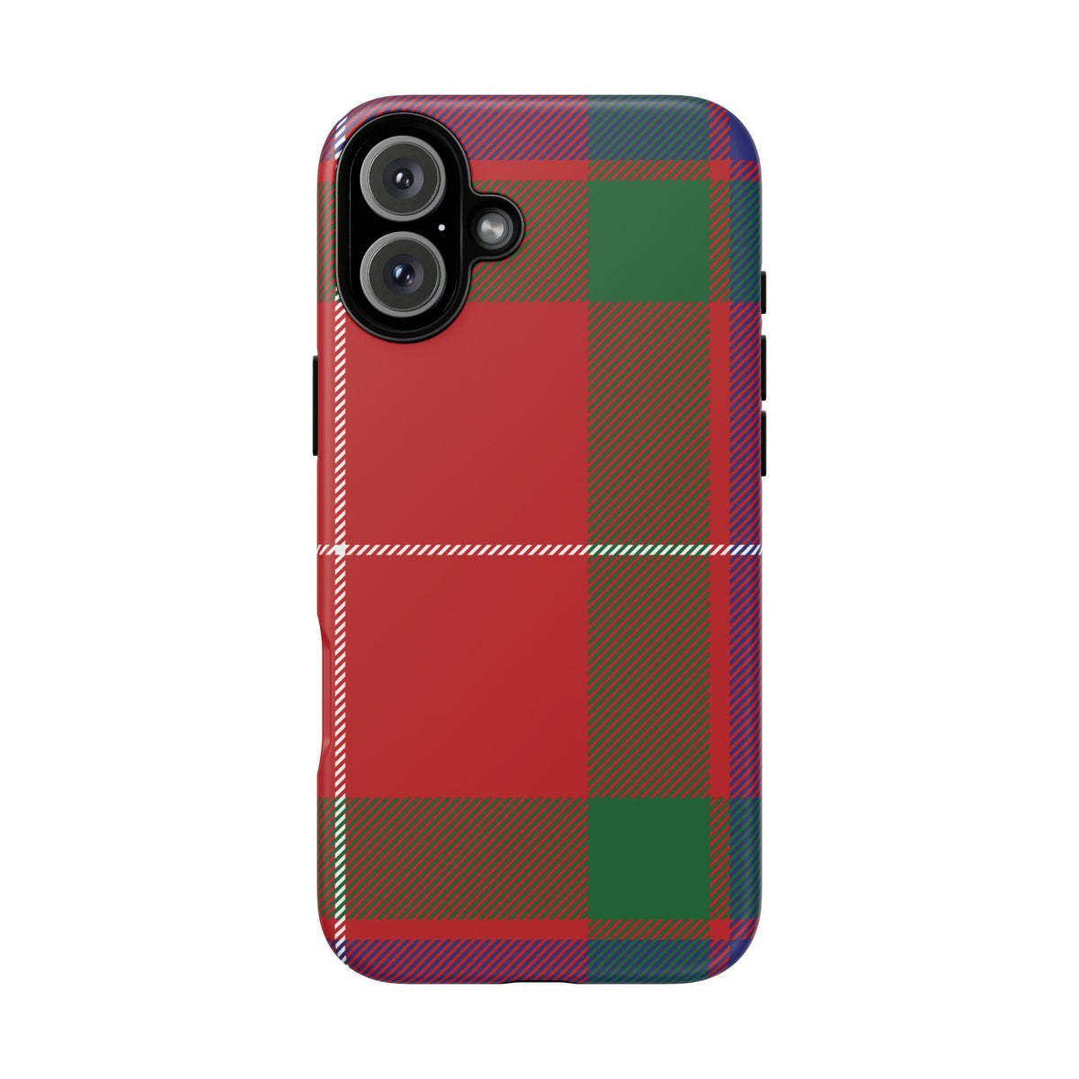 Fraser Clan Traditional Tartan iPhone Case | Dual-Layer Matte Protective Cover