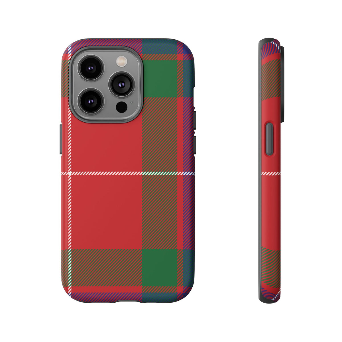 Fraser Clan Traditional Tartan iPhone Case | Dual-Layer Matte Protective Cover