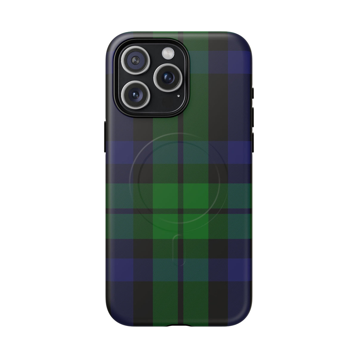 Black Watch Traditional Tartan MagSafe® iPhone Case | Dual-Layer Magnetic Protective Cover