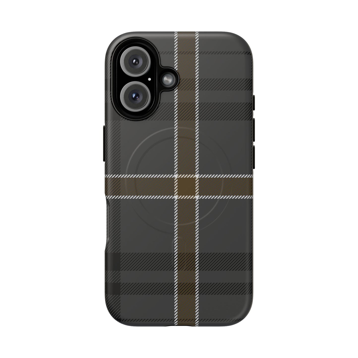 Bute Heather Weathered Tartan MagSafe® iPhone Case | Luxury Magnetic Phone Cover