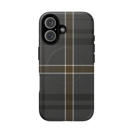 Bute Heather Weathered Tartan MagSafe® iPhone Case | Luxury Magnetic Phone Cover