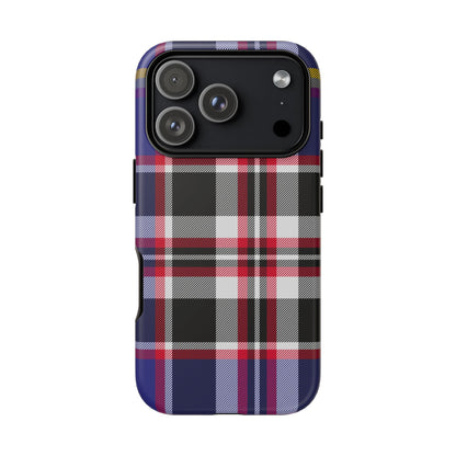 Queen Mary RMS Maritime Tartan iPhone Case | Luxury Protective Phone Cover