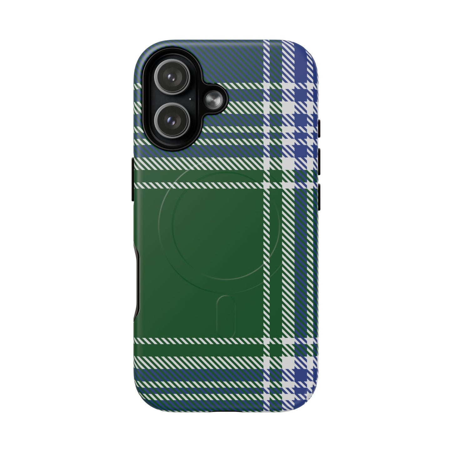 MacDonald Lord of the Isles Minimalist Heritage Check MagSafe® iPhone Case | Luxury Magnetic Phone Cover