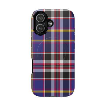 Queen Mary RMS Maritime Tartan MagSafe® iPhone Case | Dual-Layer Magnetic Protective Cover