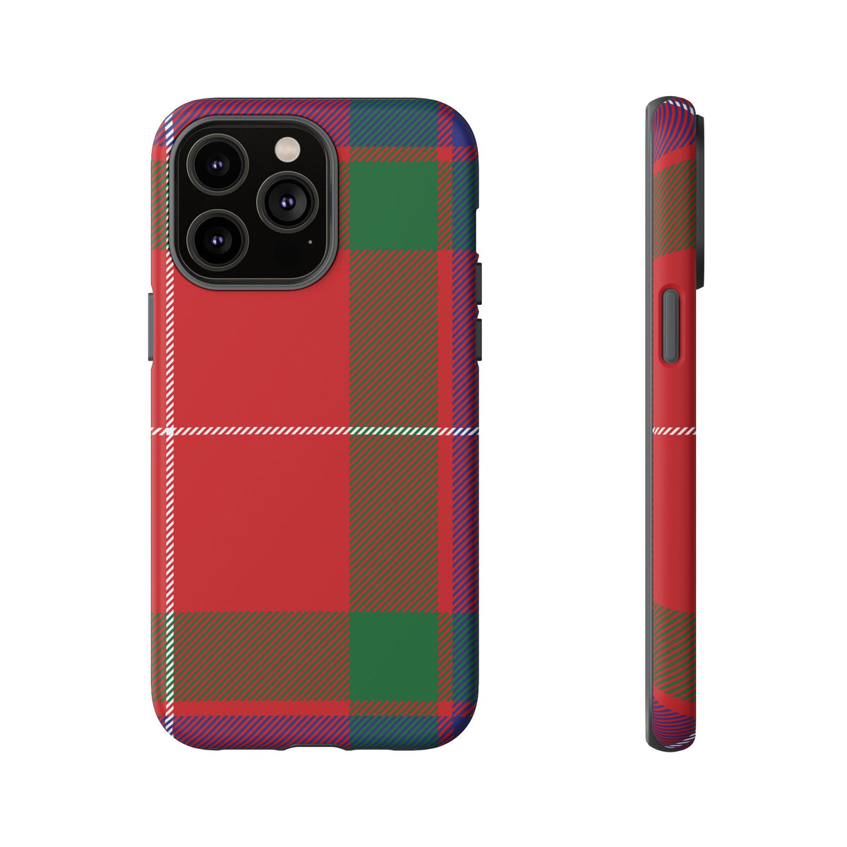 Fraser Clan Traditional Tartan iPhone Case | Dual-Layer Matte Protective Cover