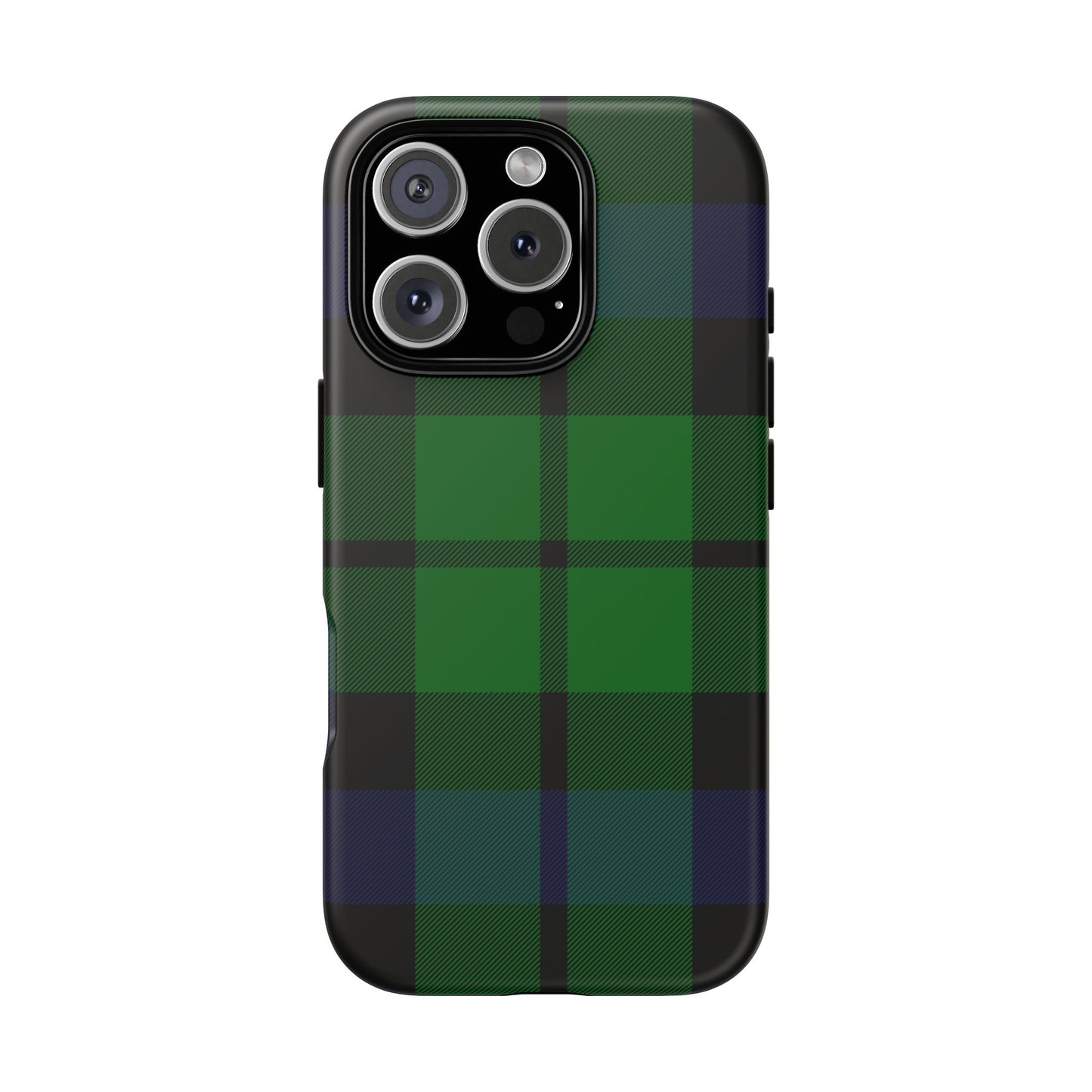 Black Watch Traditional Tartan iPhone Case | Luxury Protective Phone Cover