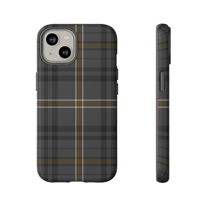Bute Heather Weathered Tartan iPhone Case | Dual-Layer Matt Protective Cover