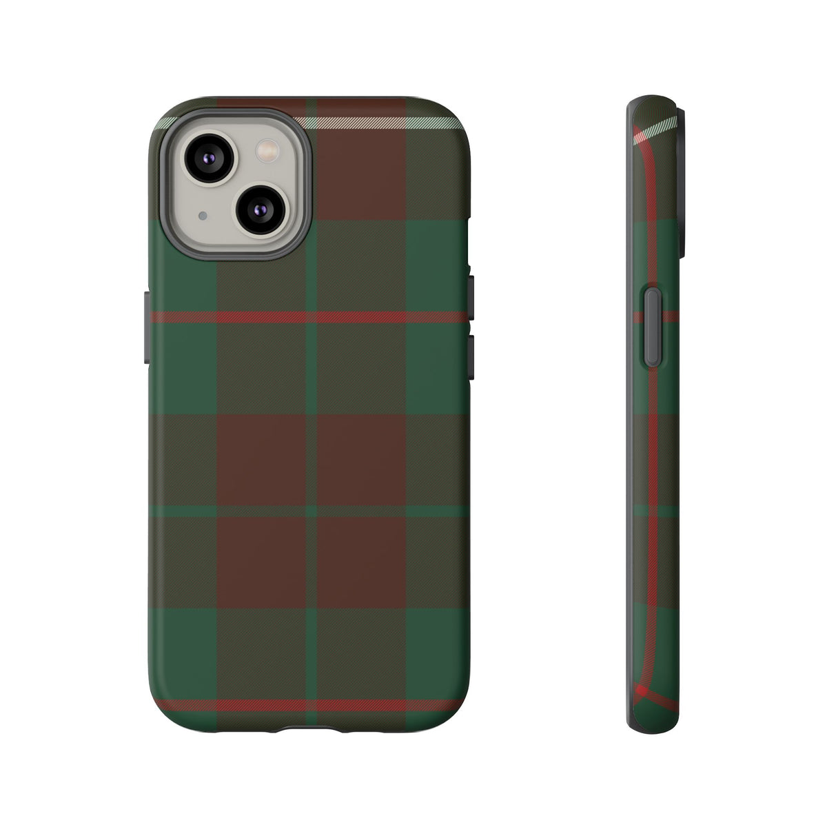 MacKinnon Hunting Traditional Tartan iPhone Case | Dual-Layer Matt Protective Cover