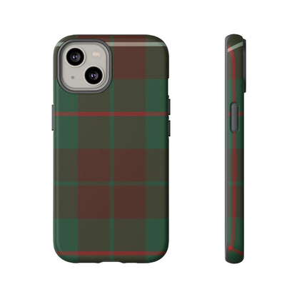 MacKinnon Hunting Traditional Tartan iPhone Case | Dual-Layer Matt Protective Cover