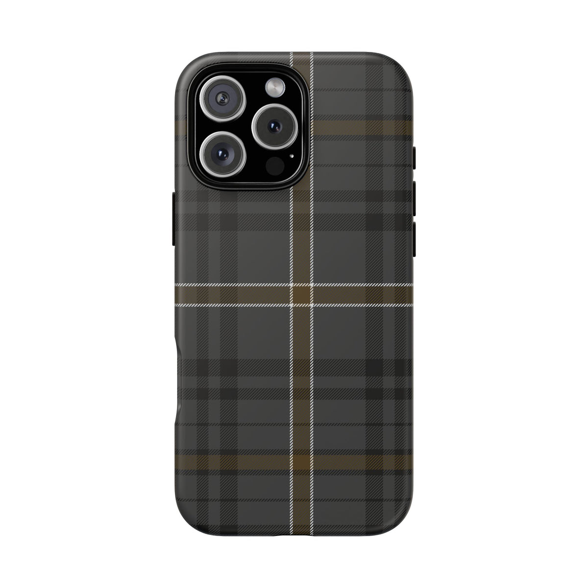 Bute Heather Weathered Tartan iPhone Case | Dual-Layer Matt Protective Cover