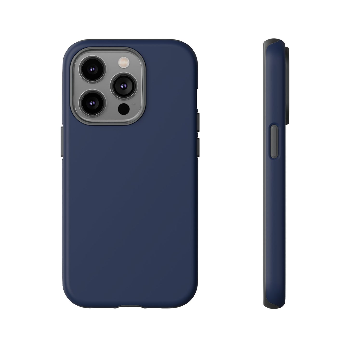 Navy Blue Sharp Tailored Heritage Check iPhone Case | Luxury Protective Phone Cover