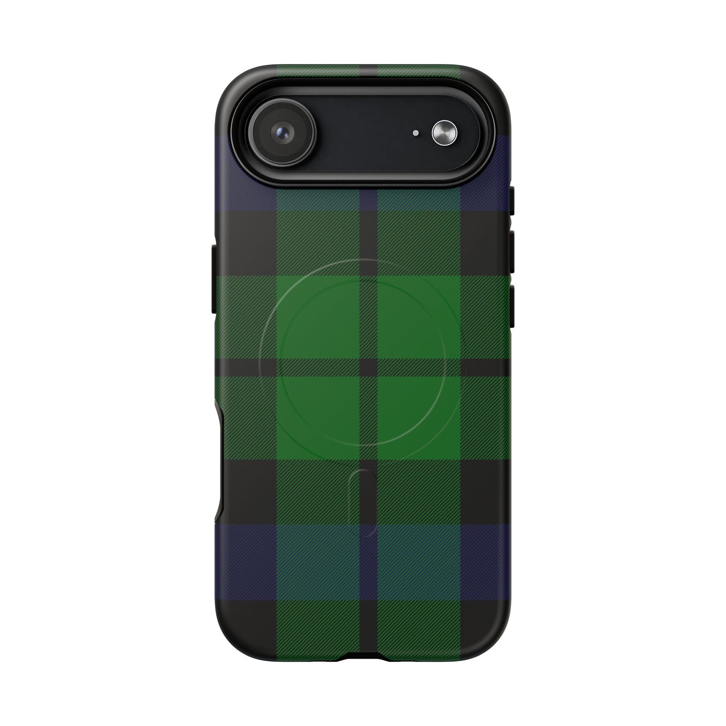 Black Watch Traditional Tartan MagSafe® iPhone Case | Luxury Magnetic Phone Cover