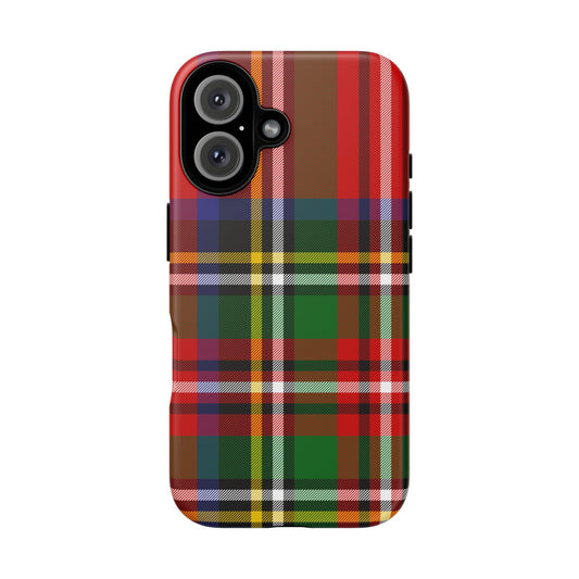 Royal Stewart Heritage Tartan iPhone Case | Luxury Protective Phone Cover