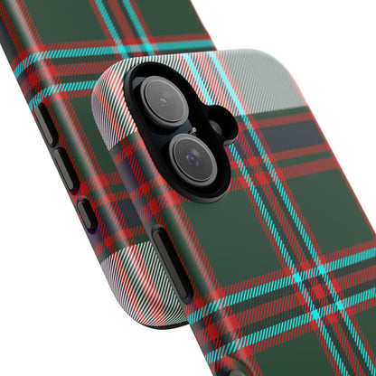 Stewart of Appin Dress Tartan iPhone Case | Dual-Layer Matte Protective Cover