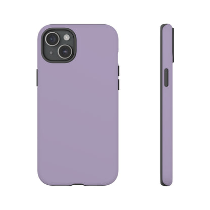 Lavender Minimalist Heritage Check iPhone Case | Luxury Protective Phone Cover