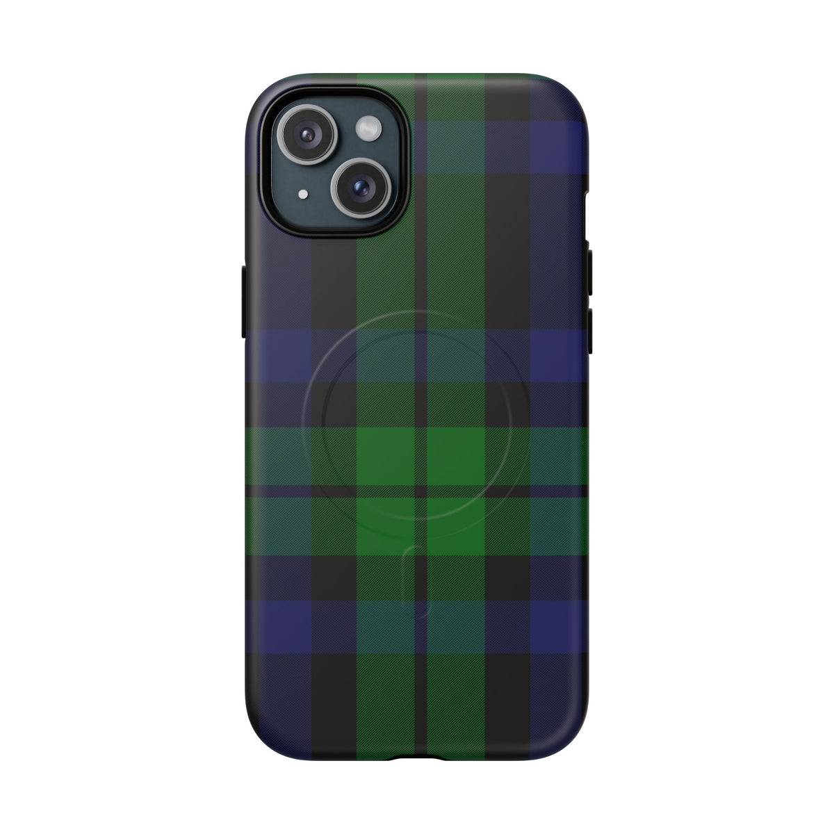 Black Watch Traditional Tartan MagSafe® iPhone Case | Dual-Layer Magnetic Protective Cover