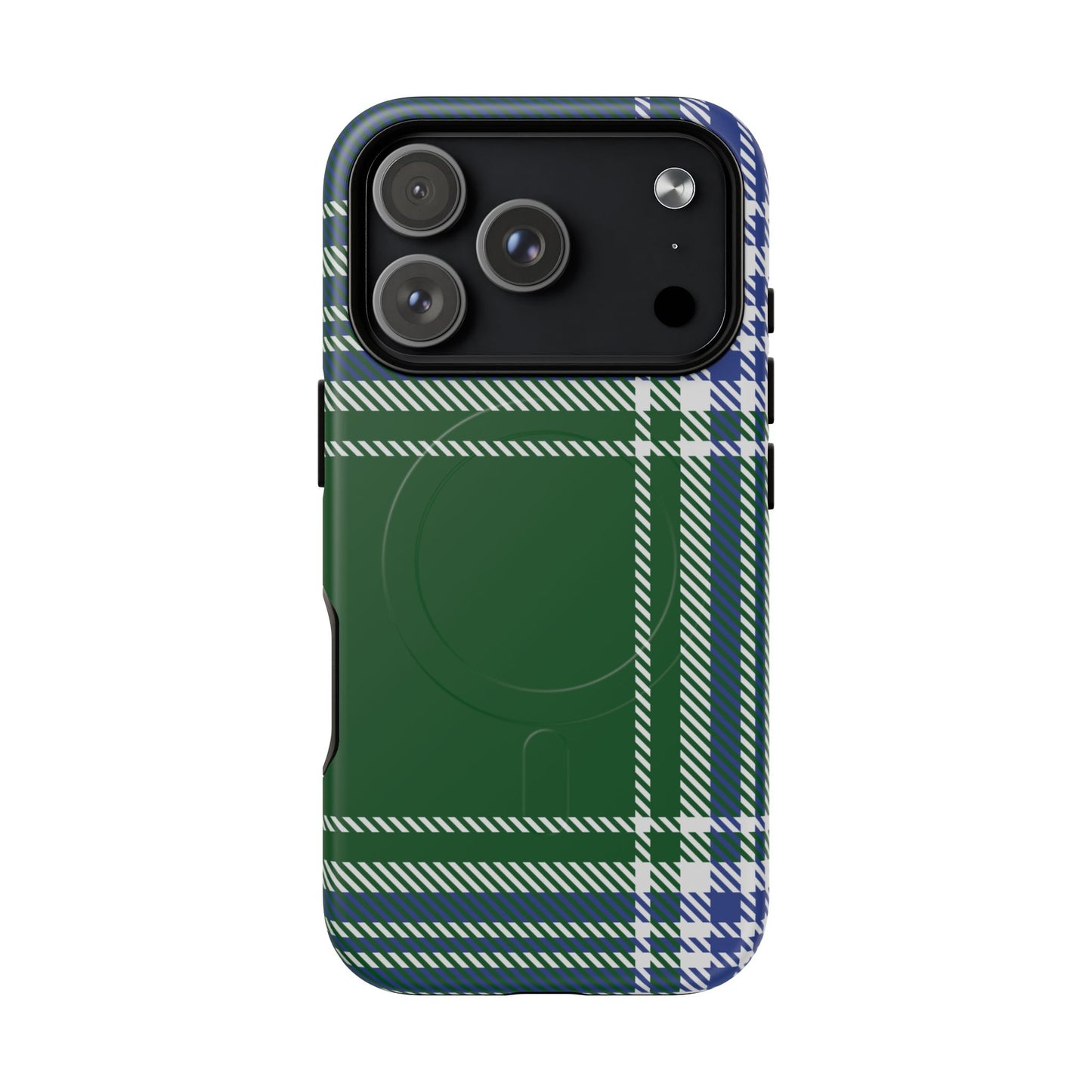 MacDonald Lord of the Isles Minimalist Heritage Check MagSafe® iPhone Case | Luxury Magnetic Phone Cover
