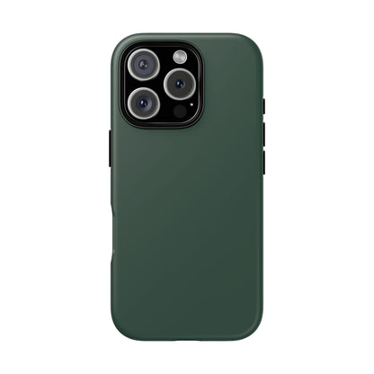 Bottle Green Deep Heritage Check iPhone Case | Luxury Protective Phone Cover