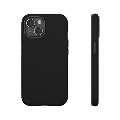 Black Stealth Minimalist Heritage Check iPhone Case | Luxury Protective Phone Cover