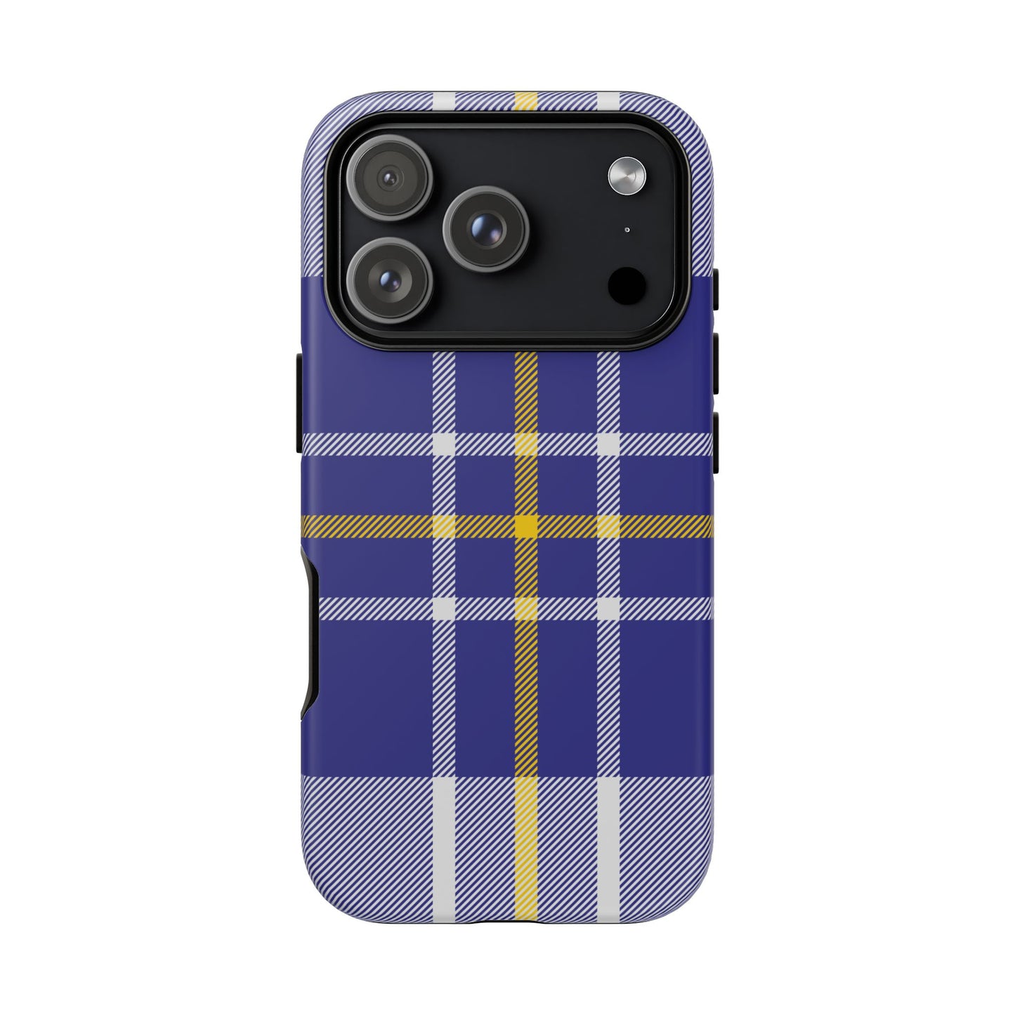 MacPherson Dress Blue Tartan iPhone Case | Luxury Protective Phone Cover