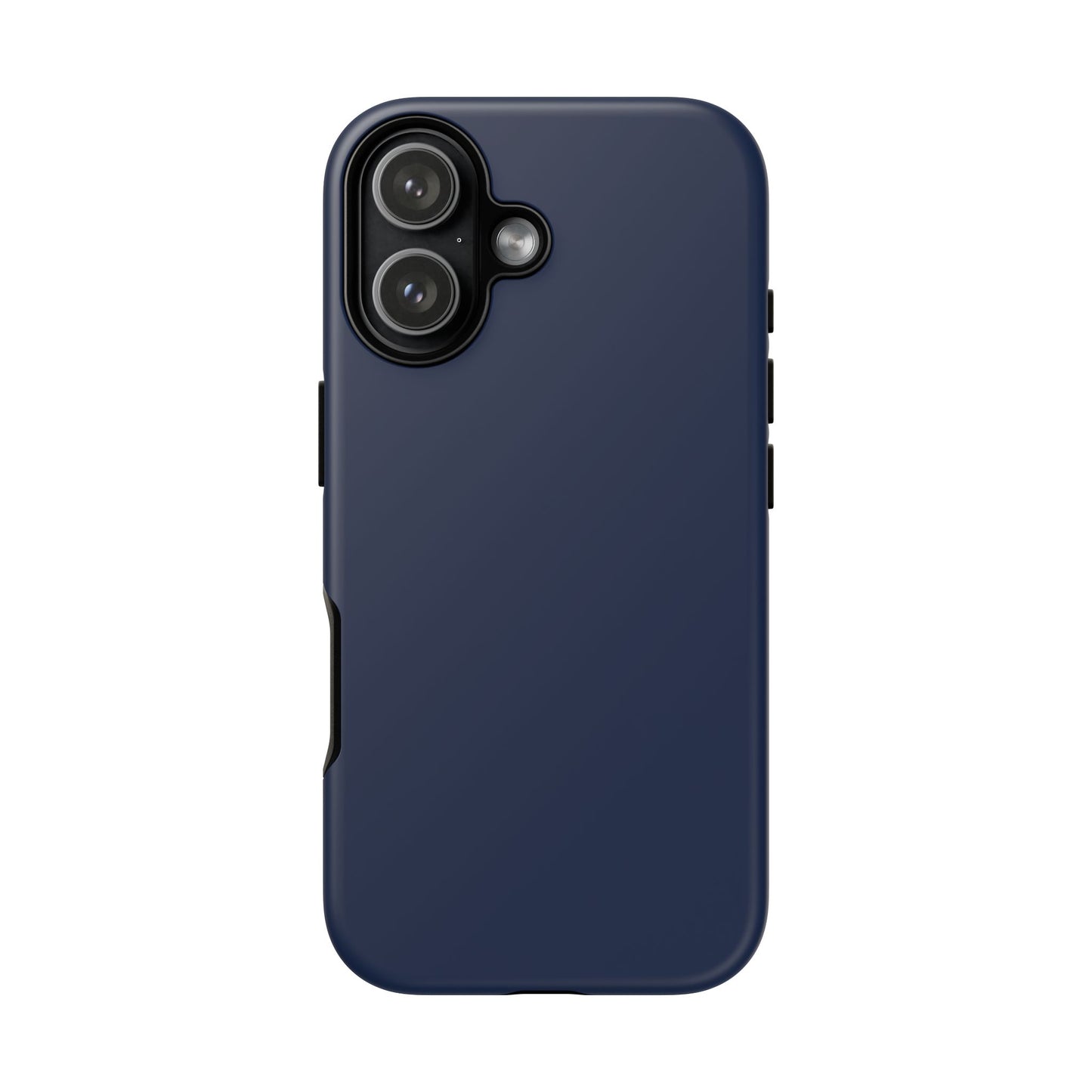 Navy Blue Sharp Tailored Heritage Check iPhone Case | Luxury Protective Phone Cover