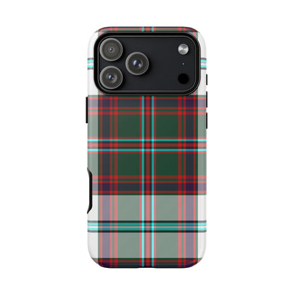 Stewart of Appin Dress Tartan iPhone Case | Dual-Layer Matt Protective Cover