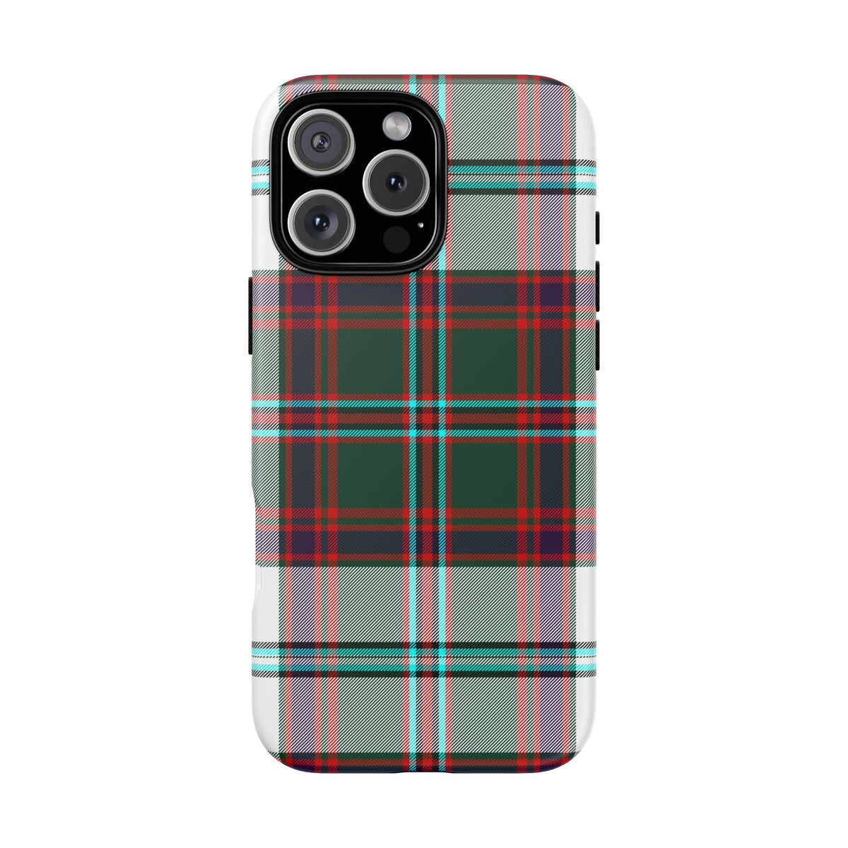 Stewart of Appin Dress Tartan iPhone Case | Dual-Layer Matt Protective Cover