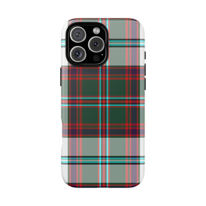 Stewart of Appin Dress Tartan iPhone Case | Dual-Layer Matt Protective Cover