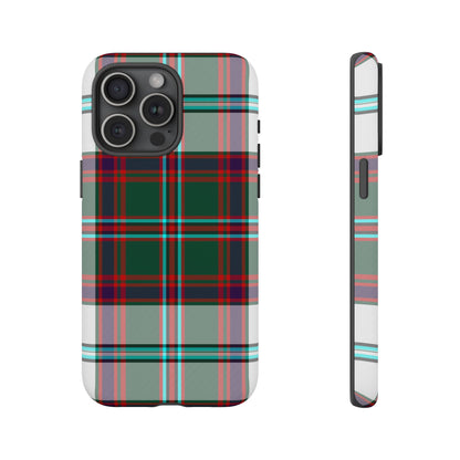 Stewart of Appin Dress Tartan iPhone Case | Dual-Layer Matt Protective Cover