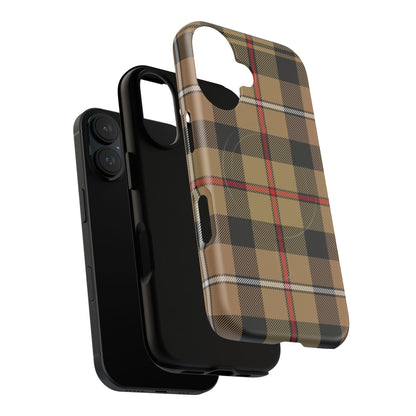 MacKenzie Hunting (Brown) Traditional Tartan MagSafe® iPhone Case | Dual-Layer Magnetic Protective Cover