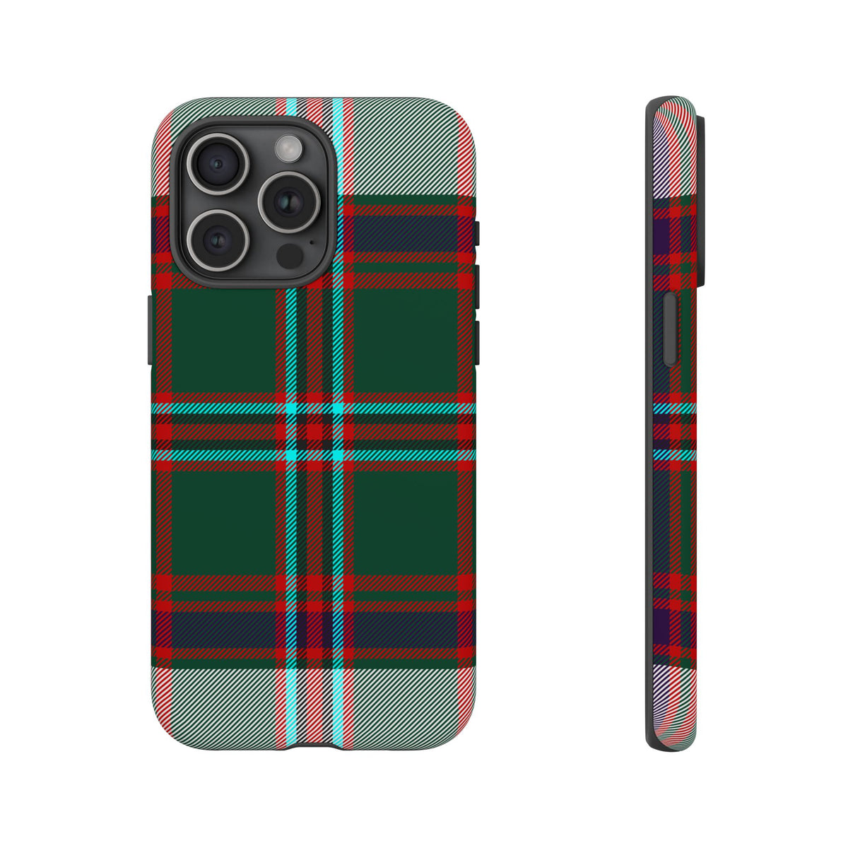 Stewart of Appin Dress Tartan iPhone Case | Dual-Layer Matte Protective Cover