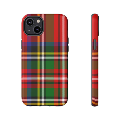 Royal Stewart Heritage Tartan iPhone Case | Luxury Protective Phone Cover