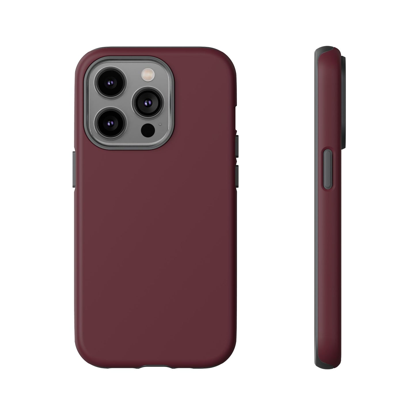Oxblood Deep Heritage Check iPhone Case | Luxury Protective Phone Cover