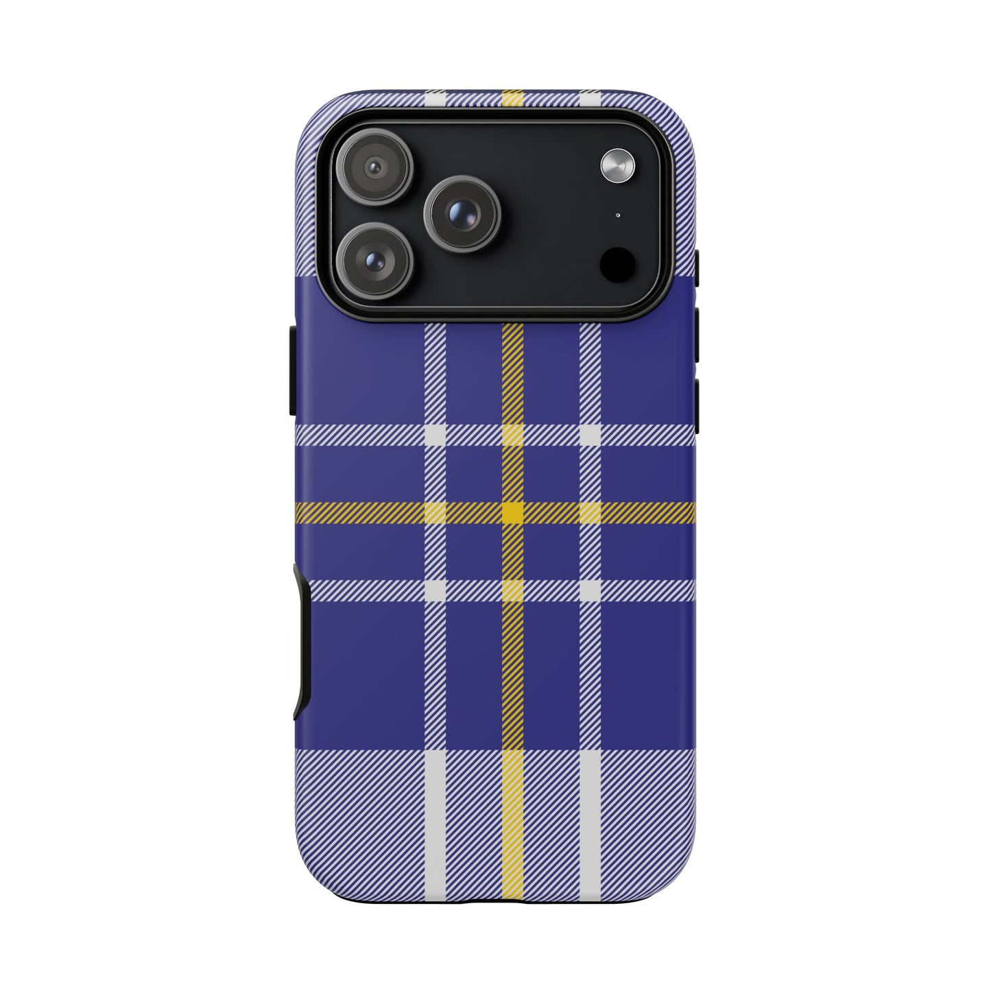 MacPherson Dress Blue Tartan iPhone Case | Luxury Protective Phone Cover