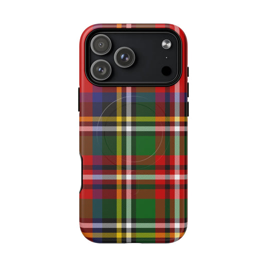Royal Stewart Heritage Tartan MagSafe® iPhone Case | Luxury Magnetic Phone Cover